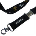 Metal Insert Buckle Custom Silkscreen Sprint Logo Lanyard with Neck Straps